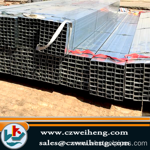 China supplier Carbon square pipe ERW steel pipe S...